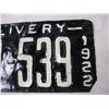 Image 3 : 1922 Sask plate (repainted)