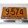 Image 1 : 1947 Sask license plate