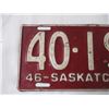 Image 2 : 1946 Sask license plate