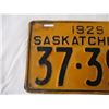 Image 2 : 1929 Sask license plate