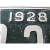 Image 4 : 1928 Sask license plate