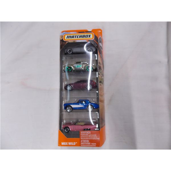MBX Wild Matchbox set of 5 cars