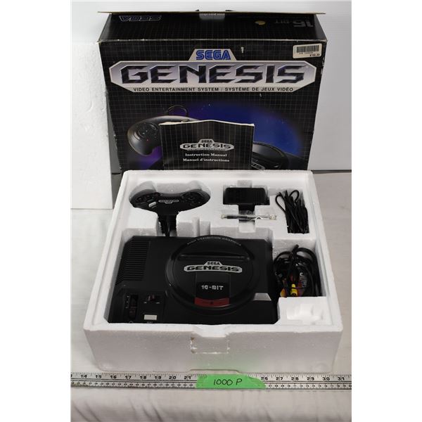 Sega Genesis in original box  working condition