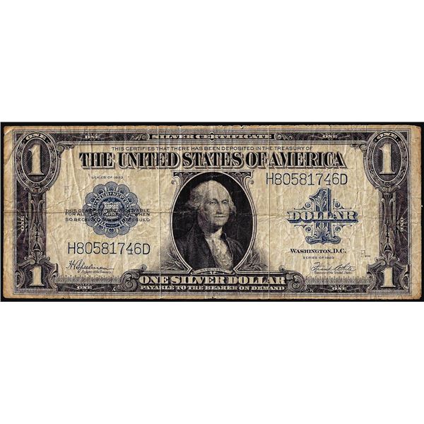 1923 $1 Silver Certificate Note