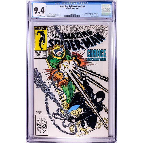 Marvel Comics Amazing Spider-Man Comic Book #298 3/88 CGC 9.4