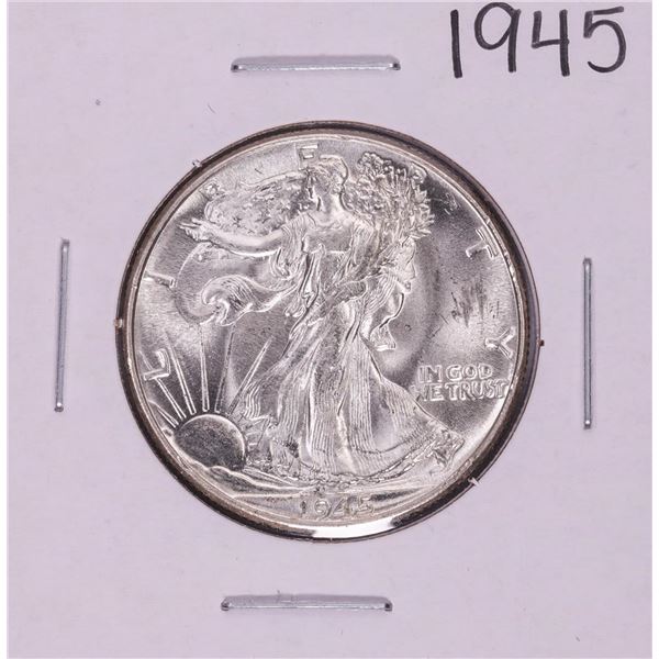 1945 Walking Liberty Half Dollar Coin