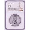 Image 1 : 1963 Proof Franklin Half Dollar Coin NGC PF69