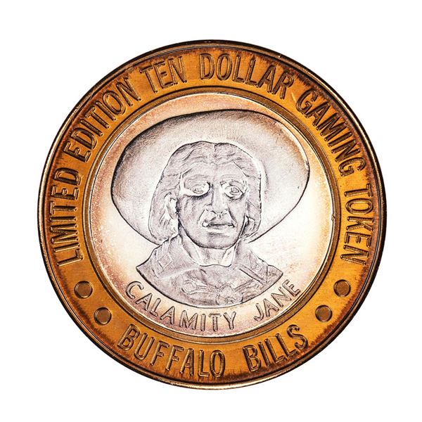 .999 Silver Buffalo Bills Resort & Casino Primm, NV $10 Limited Edition Gaming Token