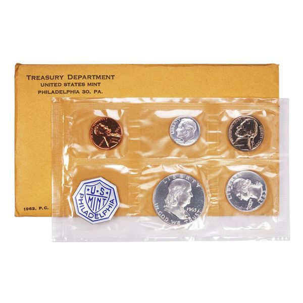 1963 (5) Coin Proof Set in Envelope