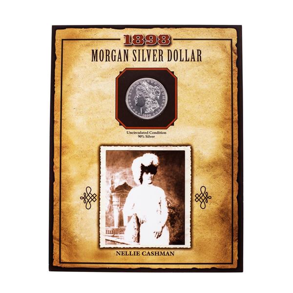 1898-O $1 Morgan Silver Dollar Coin Nellie Cashman Legends of the Wild West