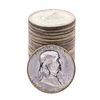 Image 1 : Roll of (20) Brilliant Uncirculated 1963 Franklin Half Dollar Coins