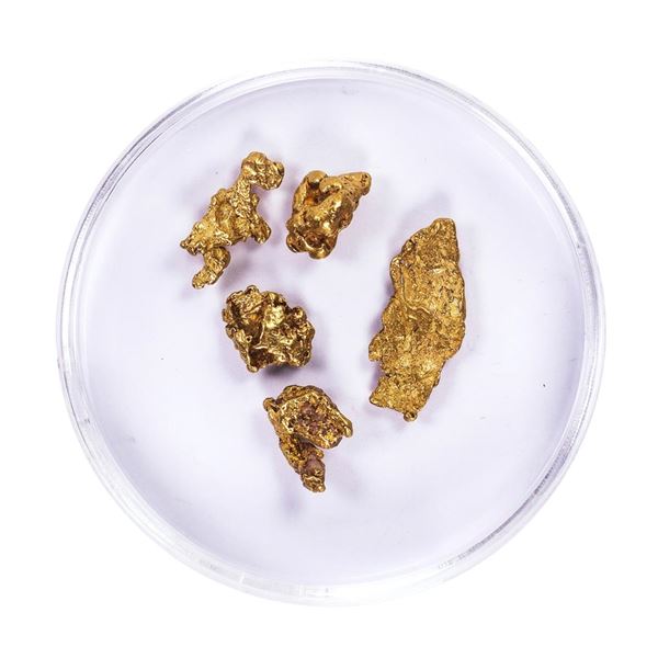 Lot of Gold Nuggets 3.95 Grams Total Weight