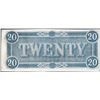 Image 2 : 1864 $20 Confederate States of America Note