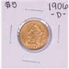 Image 1 : 1906-D $5 Liberty Head Half Eagle Gold Coin
