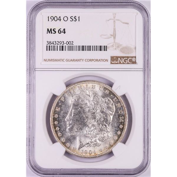 1904-O $1 Morgan Silver Dollar Coin NGC MS64