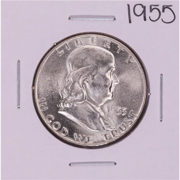 1955 Franklin Half Dollar Coin