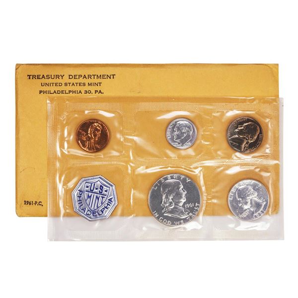 1961 (5) Coin Proof Set in Envelope