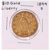 Image 1 : 1899-S $10 Liberty Head Eagle Gold Coin