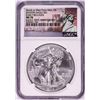 Image 1 : 2016-(W) $1 American Silver Eagle Coin NGC MS70 Early Releases