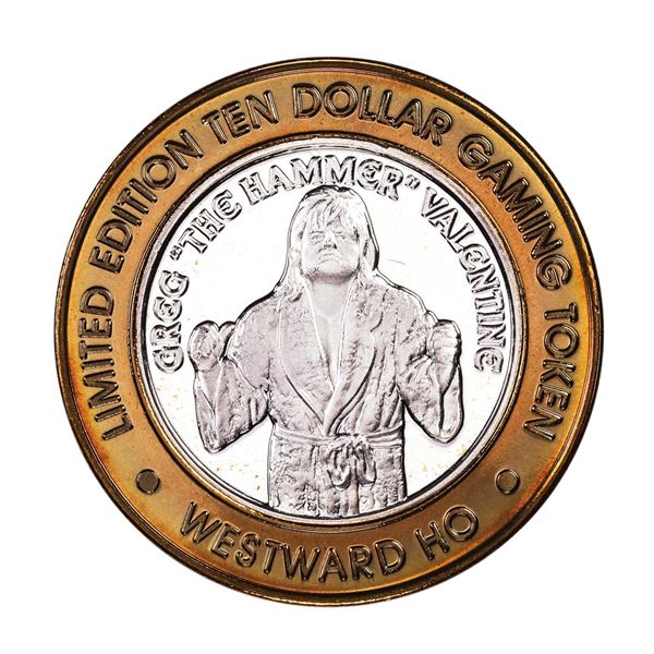 .999 Silver Westward Ho Casino Las Vegas $10 Casino Limited Edition Gaming Token