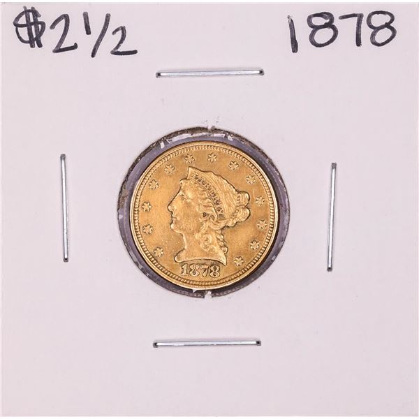 1878 $2 1/2 Liberty Head Quarter Eagle Gold Coin