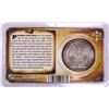 Image 2 : 1889 $1 Morgan Silver Dollar Coin Panning for Gold Tribute to the Wild West