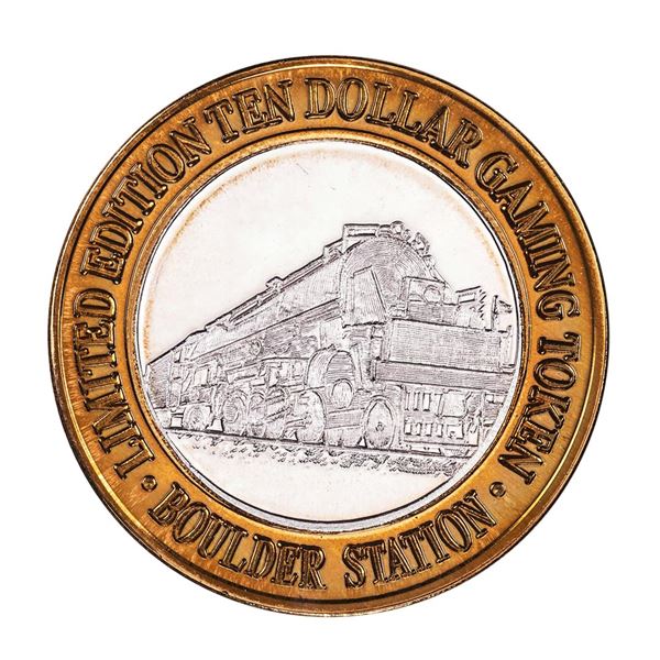 .999 Silver Boulder Station Hotel Casino Las Vegas, NV $10 Limited Casino Token