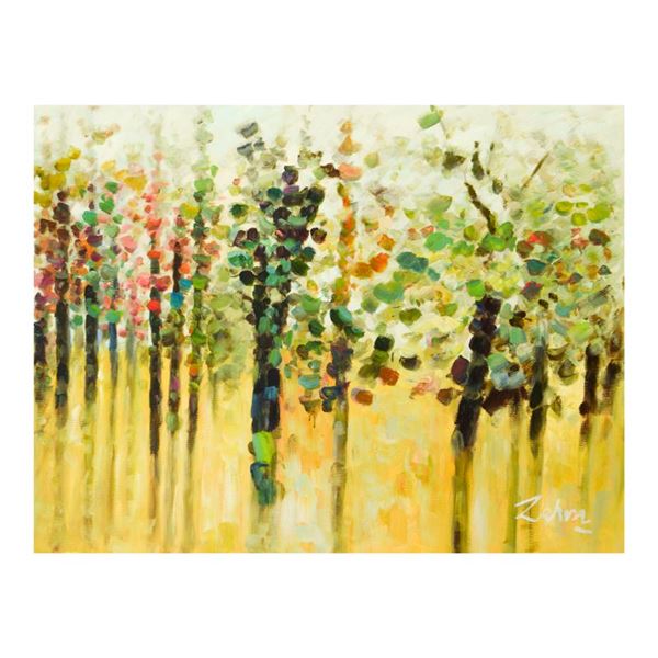 Zahra Original Oil Painting On Canvas , Hand Signed With Letter Of Authenticity