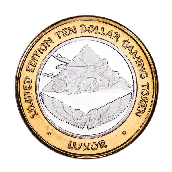 .999 Silver Luxor Las Vegas, Nevada $10 Casino Limited Edition Gaming Token