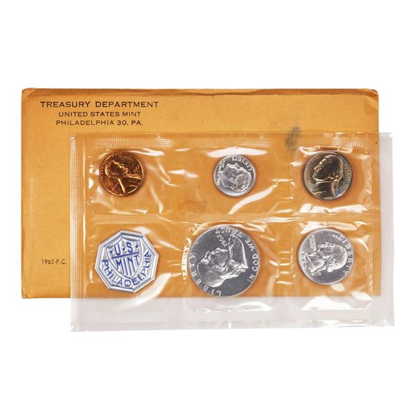 1962 (5) Coin Proof Set in Envelope