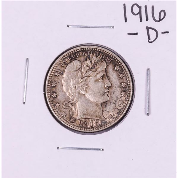 1916-D Barber Quarter Coin