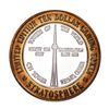 Image 1 : .999 Silver Stratosphere Las Vegas, Nevada $10 Casino Limited Edition Gaming Token