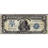 Image 1 : 1899 $5 Indian Chief Silver Certificate Note