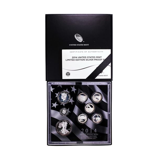 2014 United States Limited Edition Silver Proof Set with Box & COA