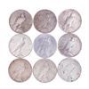 Image 2 : Lot of (9) 1927-D $1 Peace Silver Dollar Coins