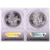 Image 2 : Lot of (2) 2015 $1 American Silver Eagle Coins ANACS MS70