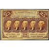 Image 1 : July 17, 1862 First Issue Twenty-Five Cents Fractional Currency Note