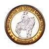 Image 1 : .999 Silver Binions Horseshoe Las Vegas, NV $10 Casino Limited Edition Gaming Token
