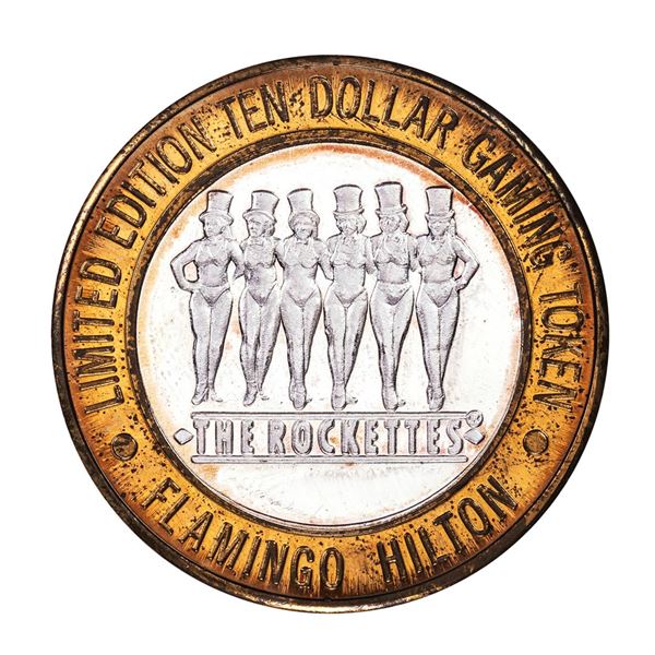 .999 Silver Flamingo Las Vegas Nevada $10 Casino Limited Edition Gaming Token