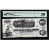 Image 1 : 1862-63 $100 Confederate States of America Note T-40 PMG Very Fine 30