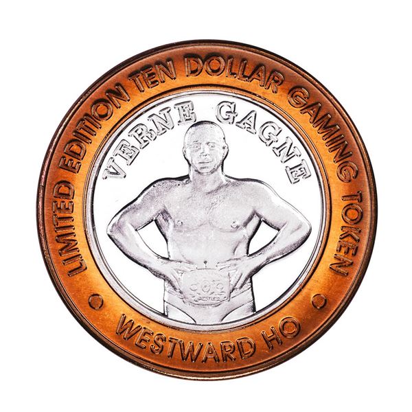 .999 Silver Westward Ho Casino Las Vegas, NV $10 Casino Limited Edition Gaming Token