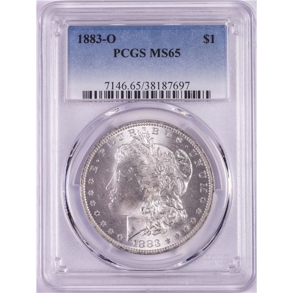 1883-O $1 Morgan Silver Dollar Coin PCGS MS65