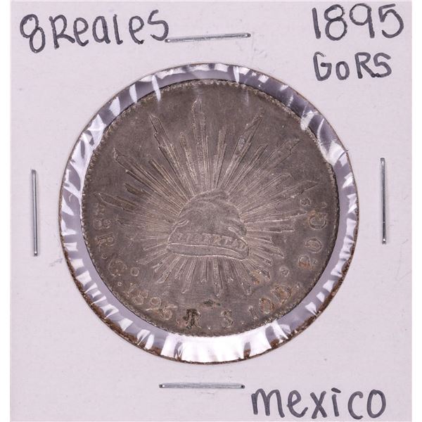 1895 Go RS Mexico 8 Reales Silver Coin