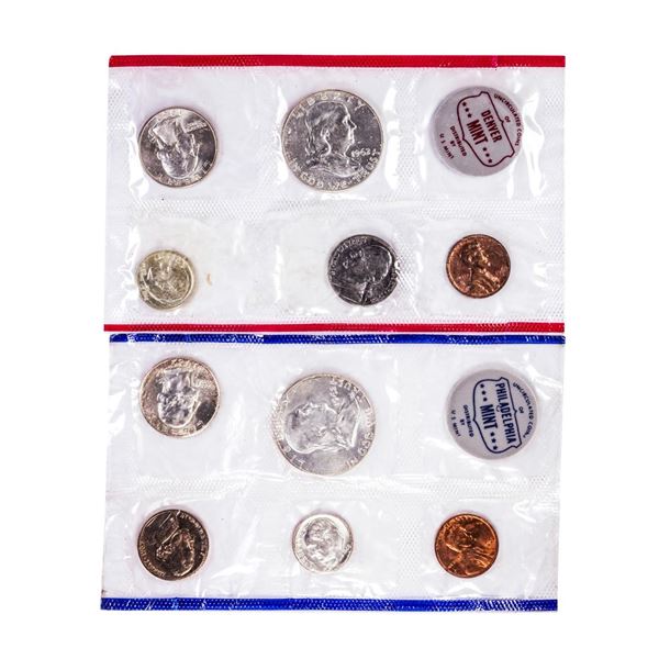 1962 P & D U.S. Mint Coin Sets