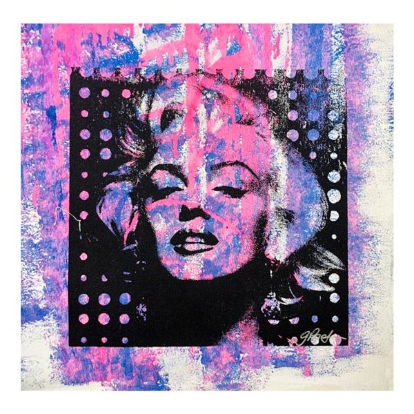Rodgers "Marilyn Monroe" Original Mixed Media On Canvas