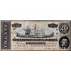 Image 1 : 1864 $20 Confederate States of America Note