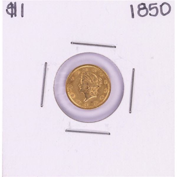 1850 Type 1 $1 Liberty Head Gold Dollar Coin