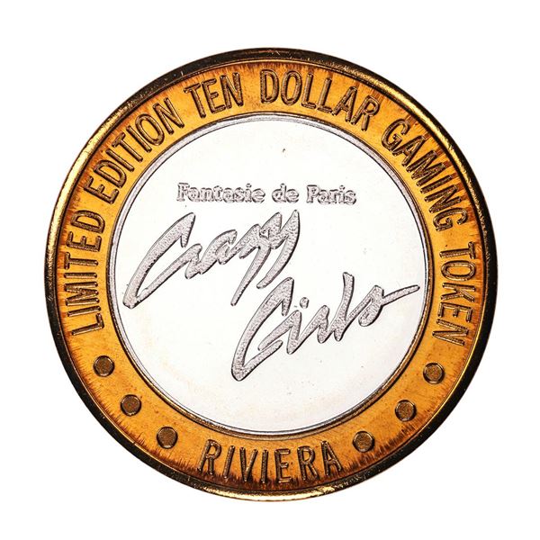 .999 Silver Riviera Hotel and Casino $10 Casino Limited Edition Gaming Token