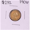 Image 1 : 1906 $2 1/2 Liberty Head Quarter Eagle Gold Coin