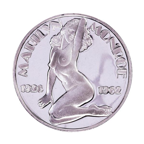 1926-1962 Marilyn Monroe Proof 1oz .999 Fine Silver Round